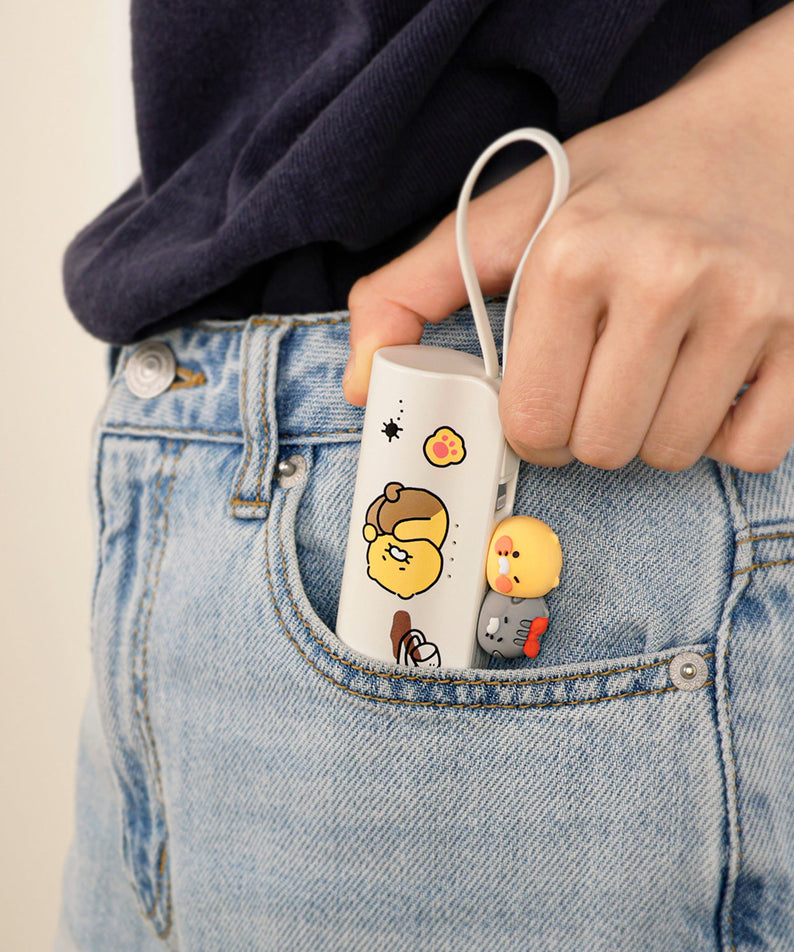 Power Bank 5,000 C Chunsik - Authentic Kakao Friends from Korea | Koolseoul