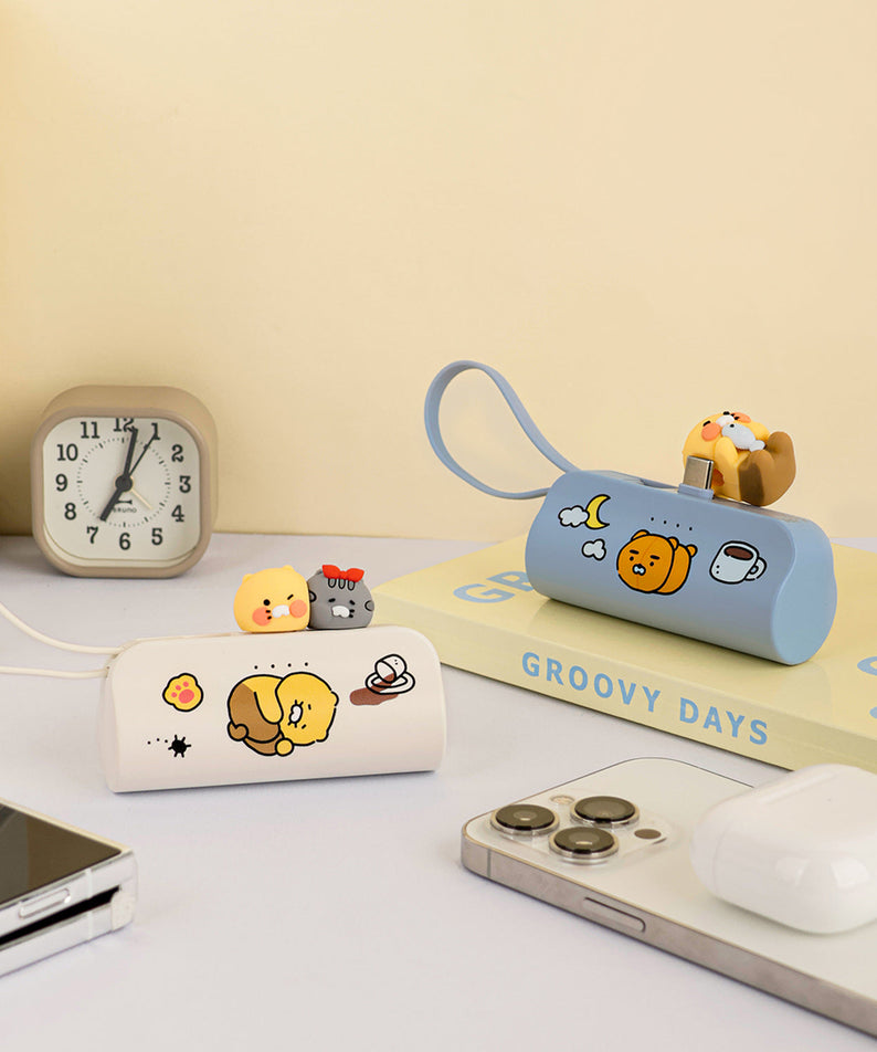 Power Bank 5,000 C Chunsik - Authentic Kakao Friends from Korea | Koolseoul