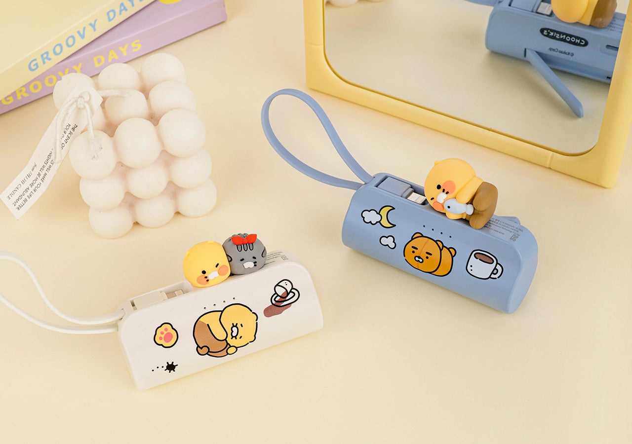 Power Bank 5,000 C Chunsik - Official Kakao Friends merchandise | Koolseoul