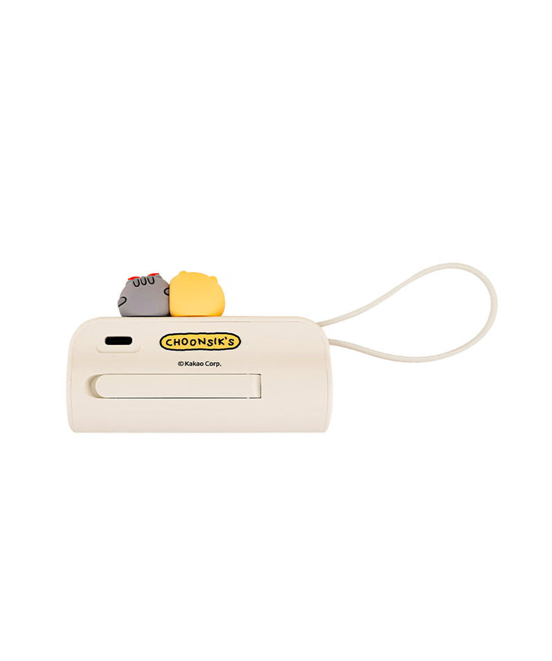 Power Bank 5,000 C Chunsik - Official Kakao Friends merchandise | Koolseoul