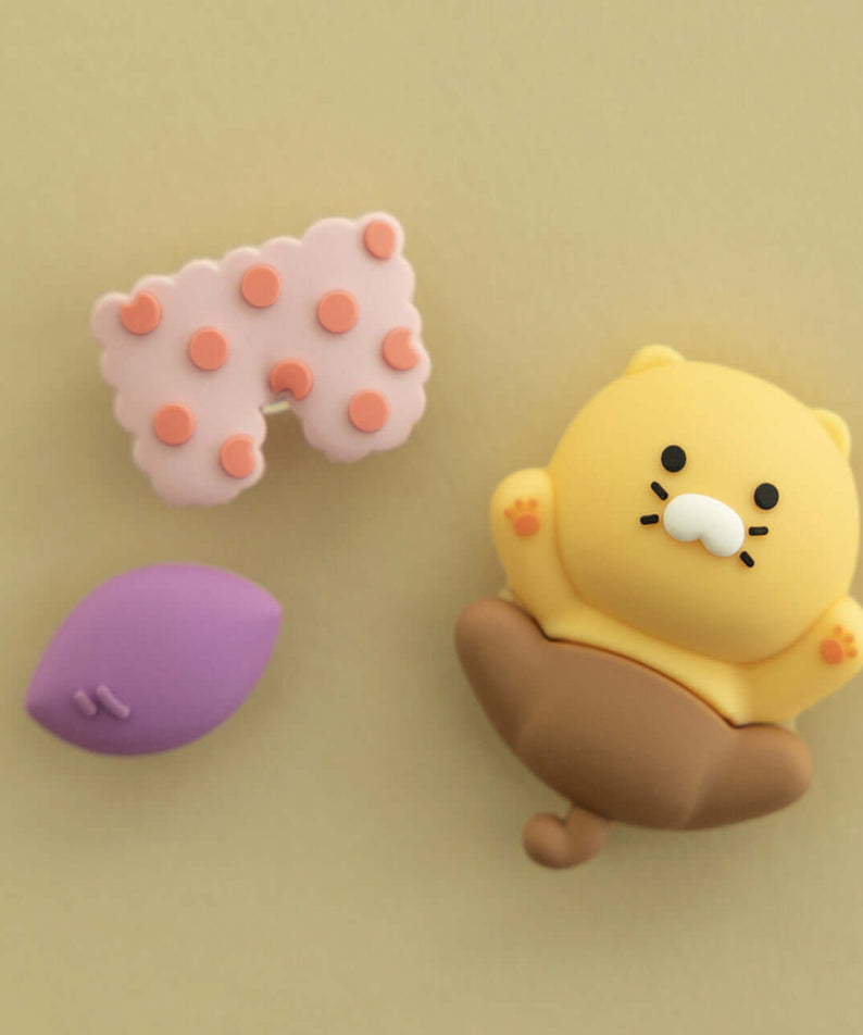 Kakao Friends Chunsik Silicone Charms Set Set