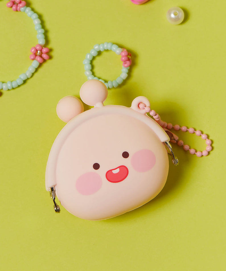 Silicone MiniPochette Apeach Pouch - Korean kawaii Kakao Friends | Koolseoul