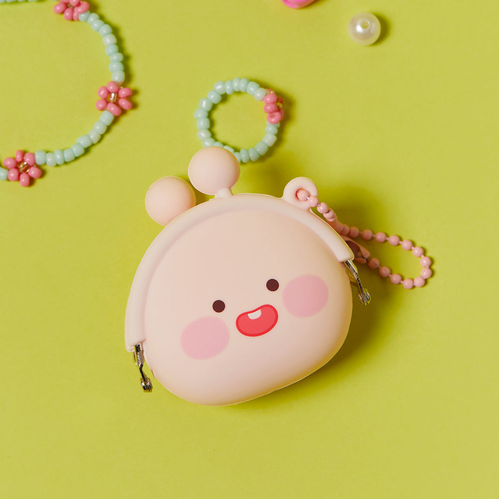 Silicone MiniPochette Apeach Pouch - Korean kawaii Kakao Friends | Koolseoul