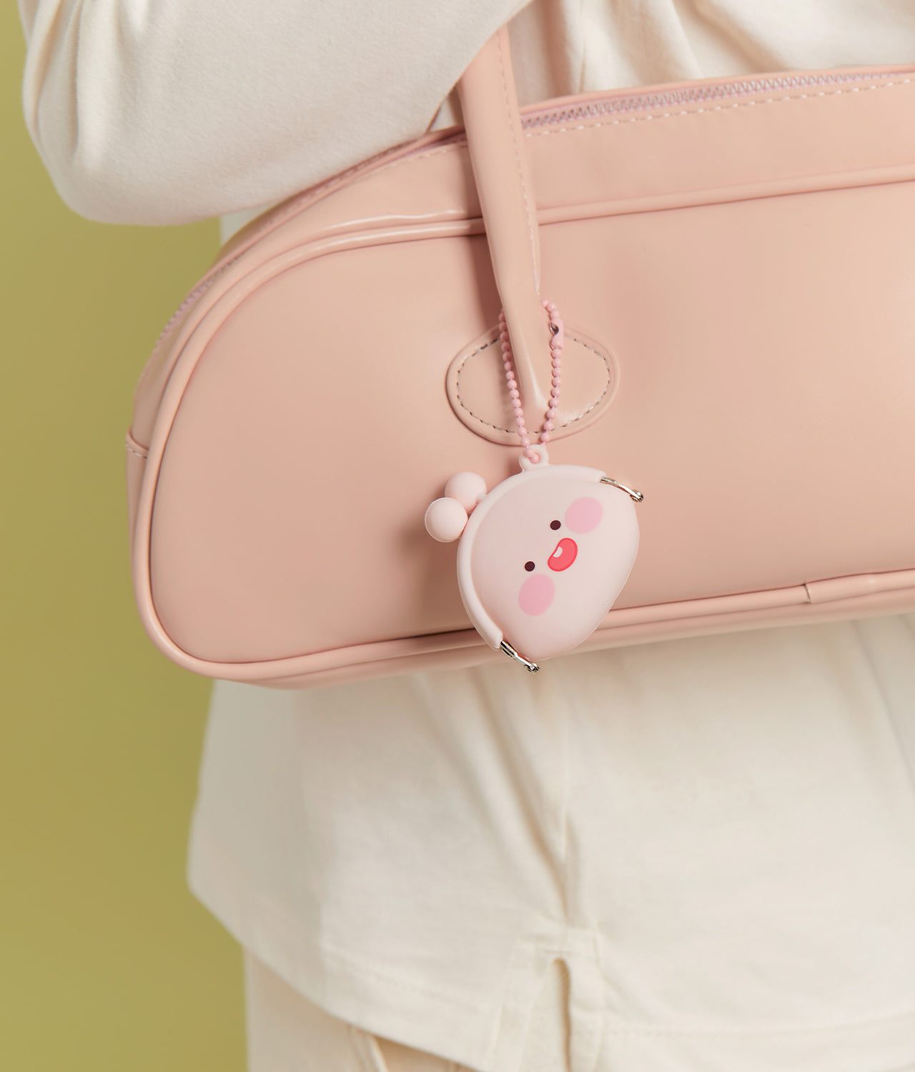 Silicone MiniPochette Apeach Pouch - Korean kawaii Kakao Friends | Koolseoul