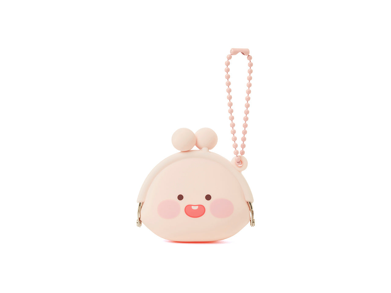 Silicone MiniPochette Apeach Pouch - Official Kakao Friends merchandise | Koolseoul