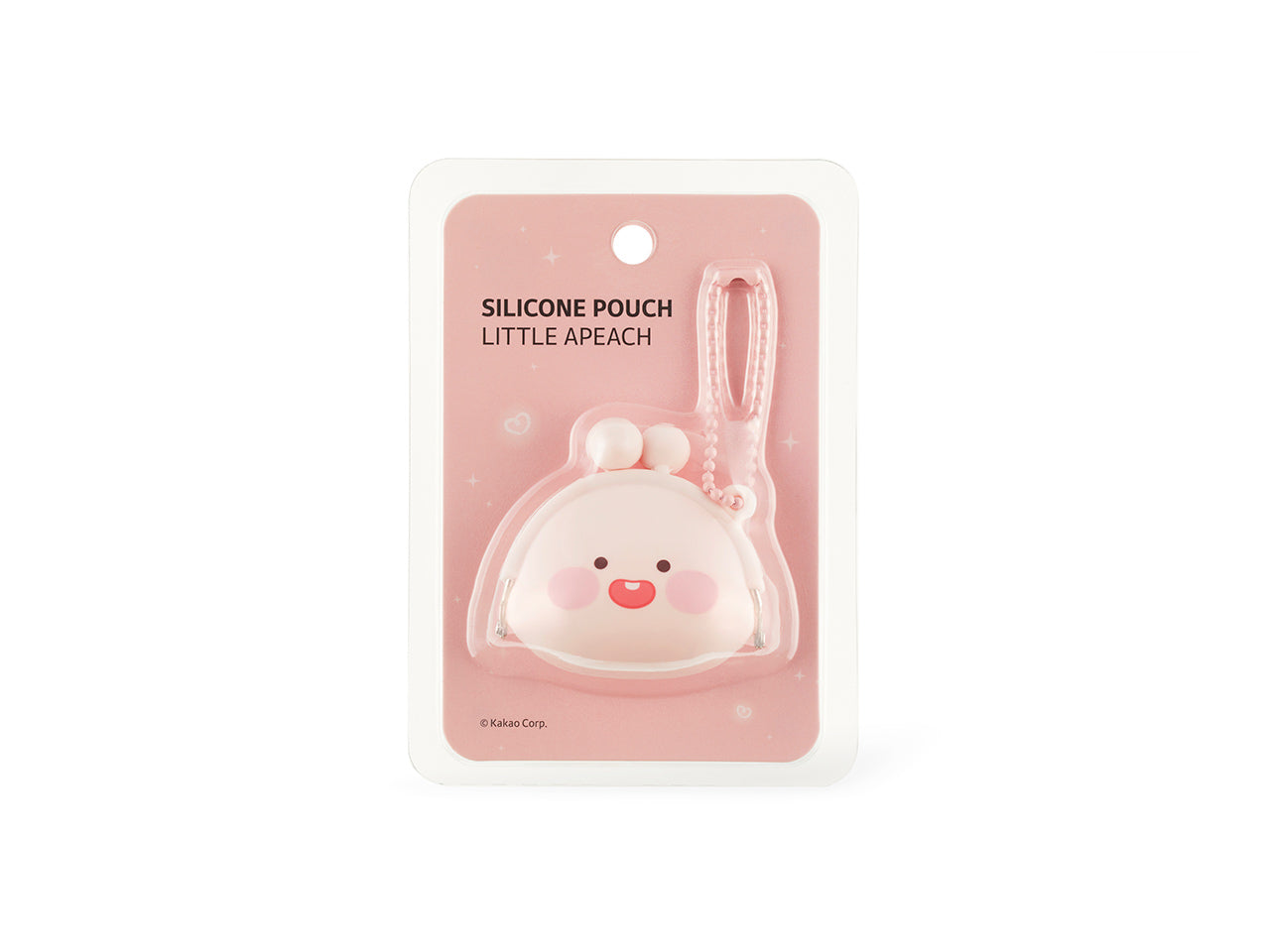 Silicone MiniPochette Apeach Pouch - Official Kakao Friends merchandise | Koolseoul