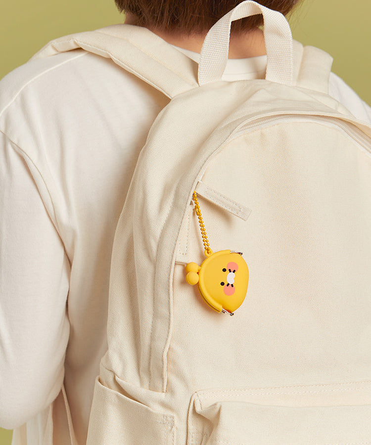 Silicone MiniPochette Chunsik Pouch - Authentic Kakao Friends from Korea | Koolseoul