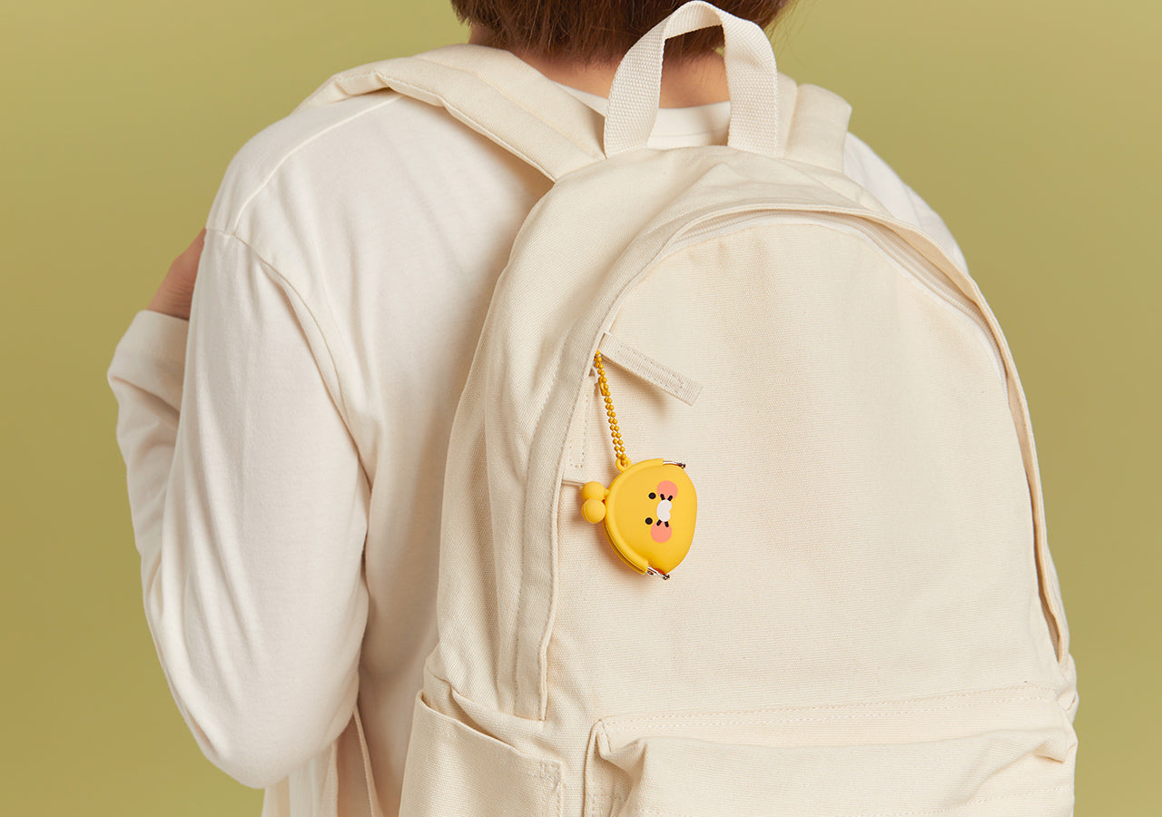 Silicone MiniPochette Chunsik Pouch - Authentic Kakao Friends from Korea | Koolseoul