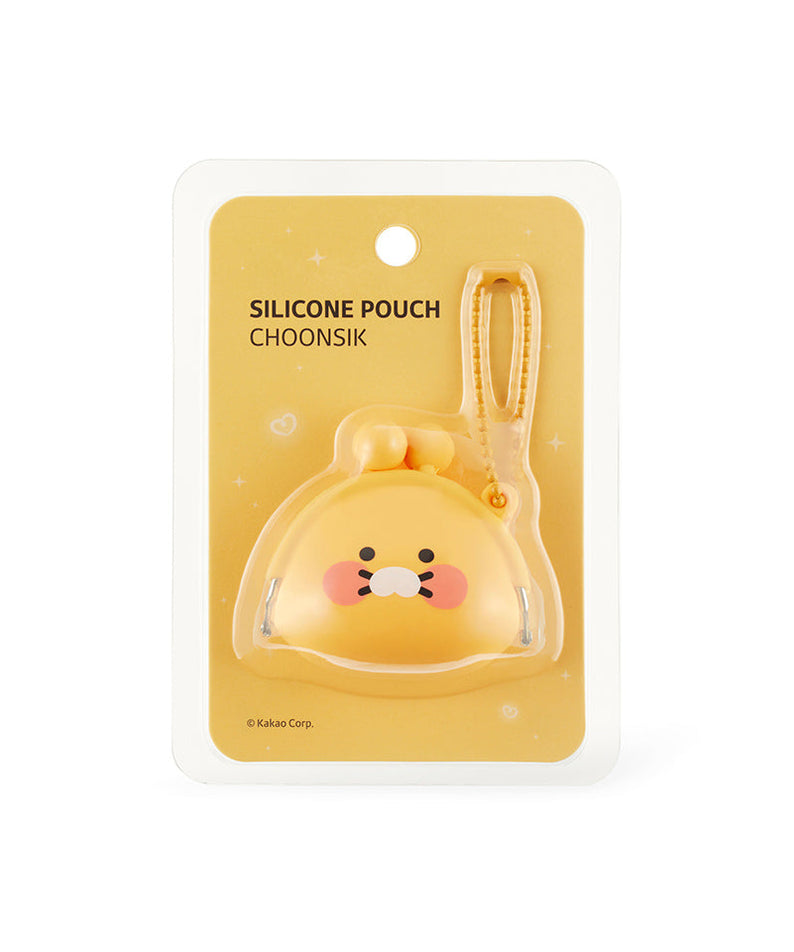 Silicone MiniPochette Chunsik Pouch - Authentic Kakao Friends from Korea | Koolseoul