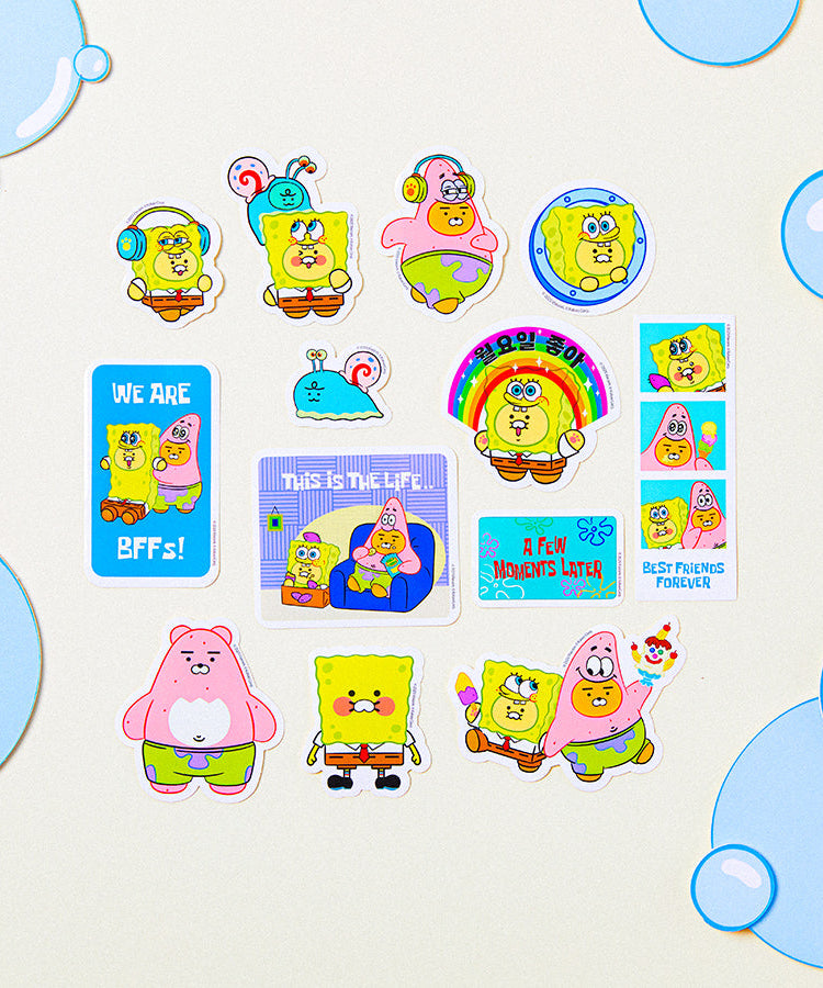 SpongeBobXFriends Sticker Friends - Authentic Kakao Friends from Korea | Koolseoul