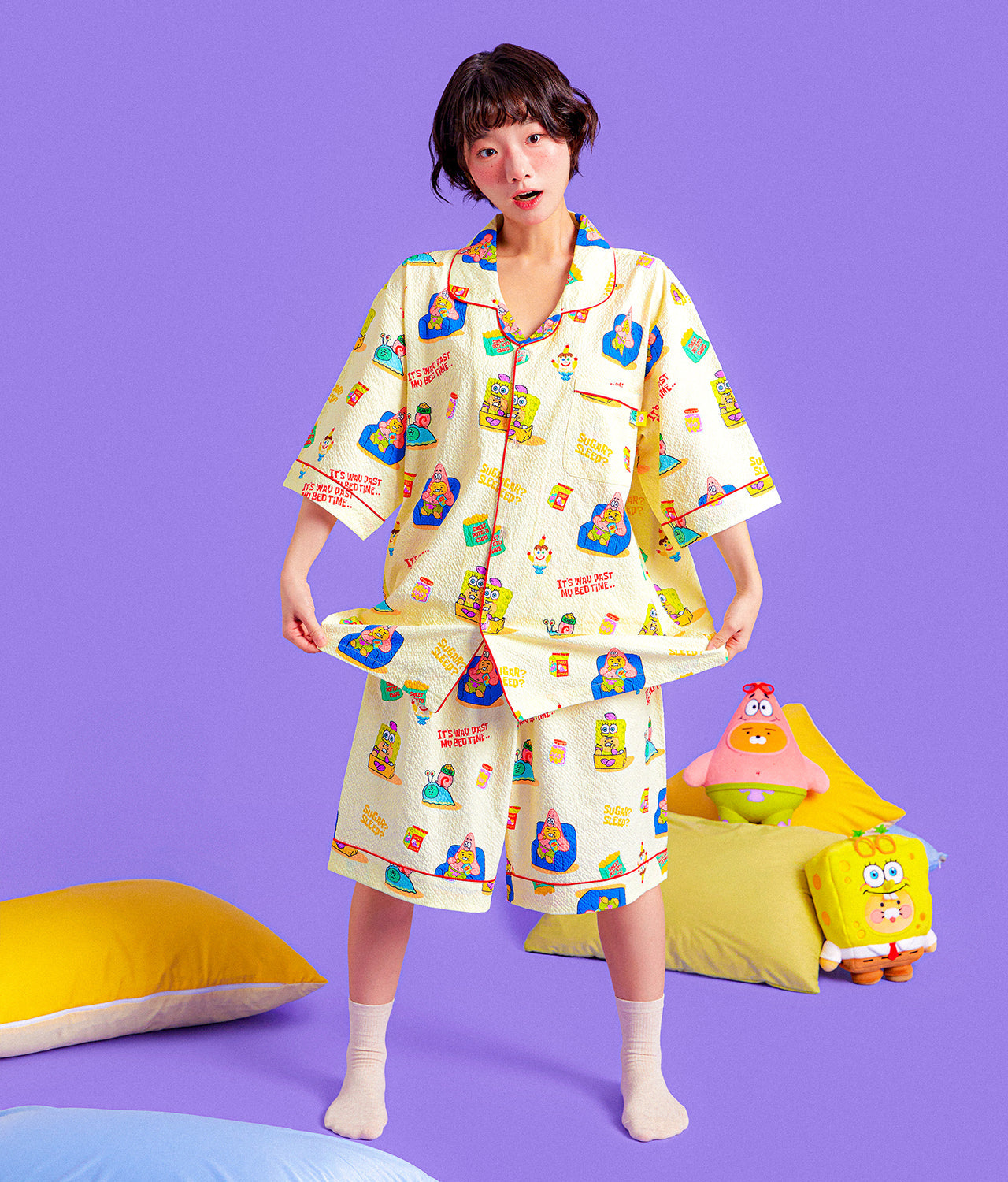 SpongeBobXFriends Pajamas Homme Friends - Authentic Kakao Friends from Korea | Koolseoul