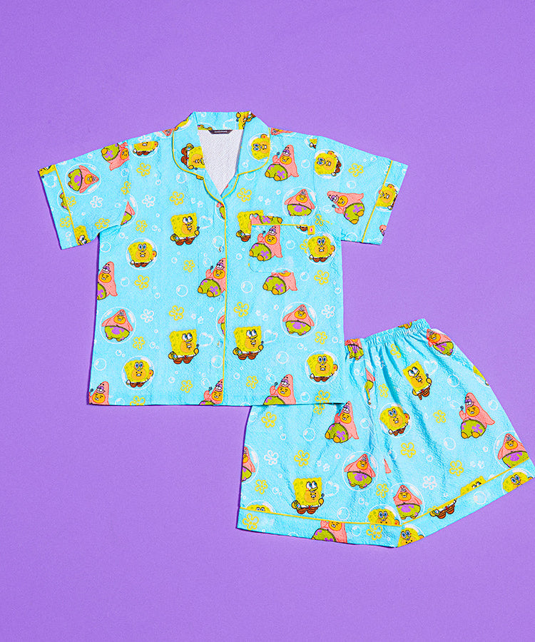 SpongeBobXFriends Pajamas Women Ryan&Chunsik - Official Kakao Friends merchandise | Koolseoul