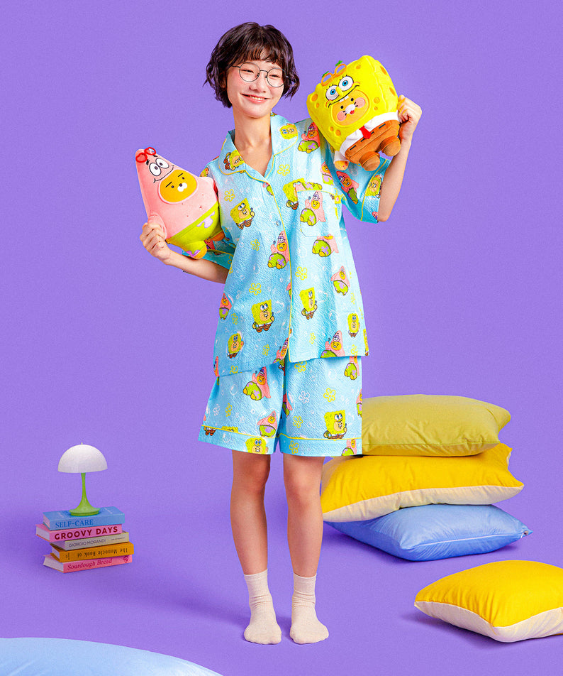 SpongeBobXFriends Pajamas Women Ryan&Chunsik - Korean kawaii Kakao Friends | Koolseoul