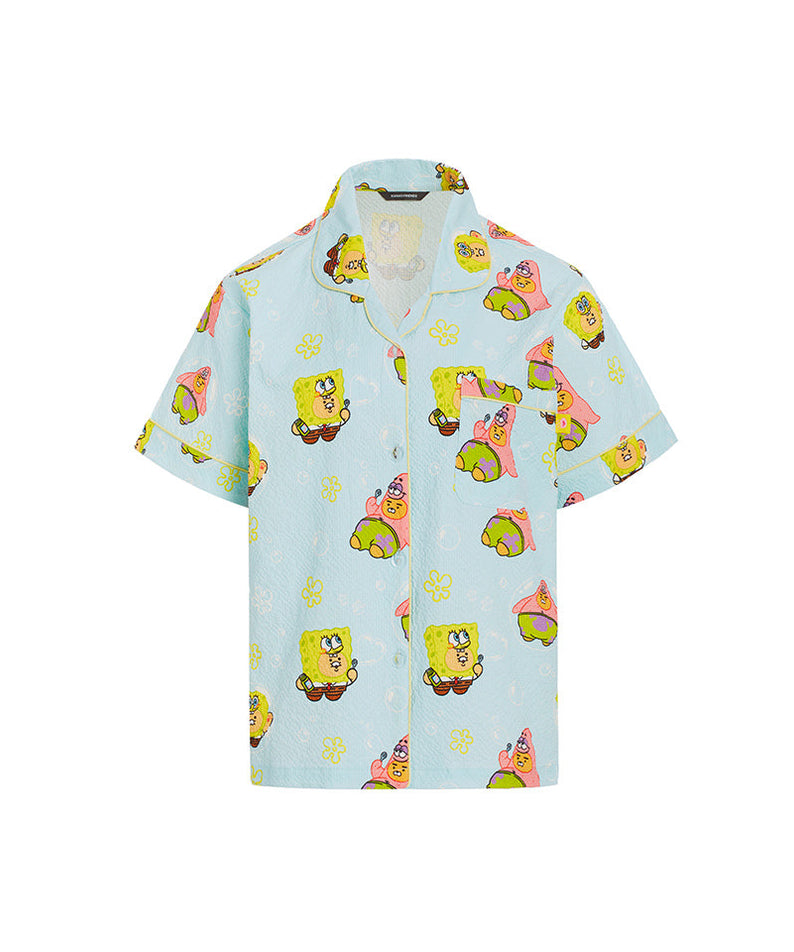 SpongeBobXFriends Pajamas Women Ryan&Chunsik - Authentic Kakao Friends from Korea | Koolseoul