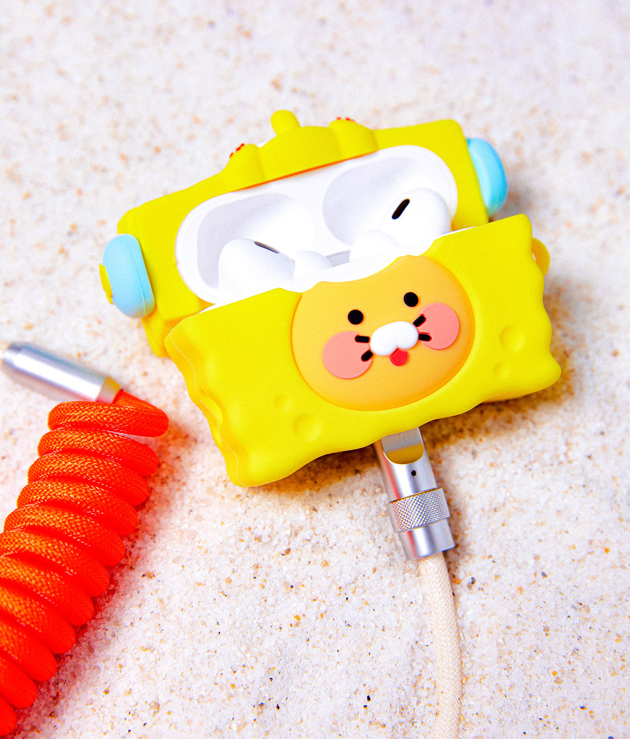 SpongeBobXFriends 2 SpongeBob Chunsik Phone Accessory - Official Kakao Friends merchandise | Koolseoul