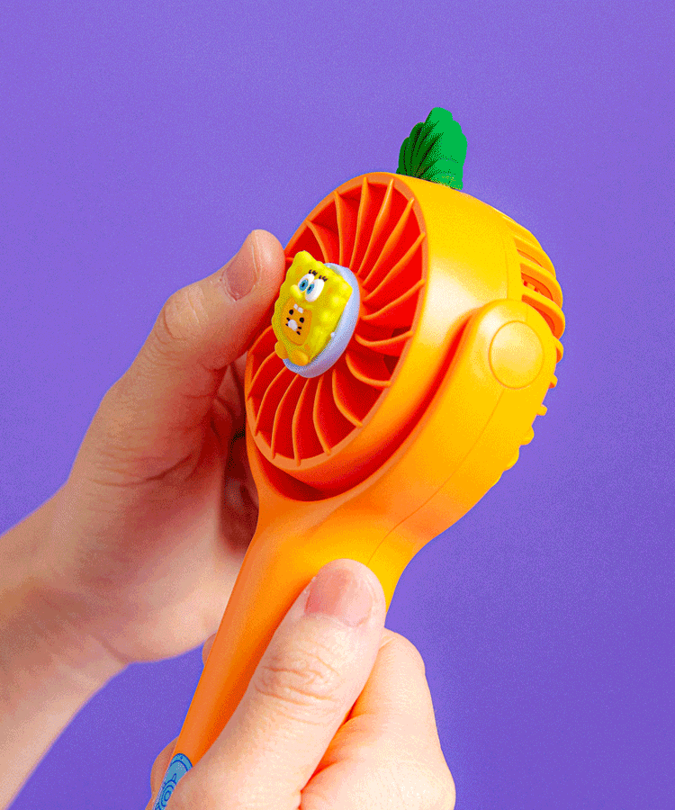 SpongeBobXFriends Mini Chunsik USB Fan - Korean kawaii Kakao Friends | Koolseoul