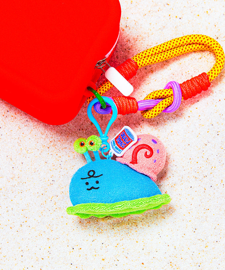 SpongeBobXFriends Keychain Plush Jordy - Authentic Kakao Friends from Korea | Koolseoul