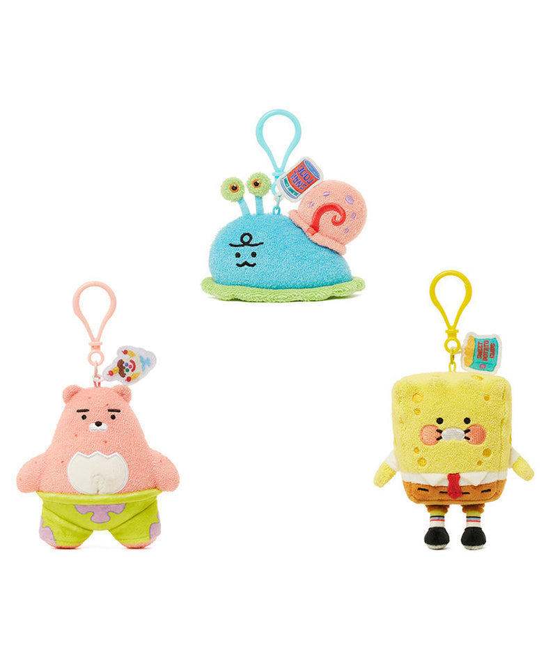 SpongeBobXFriends Keychain Plush SpongeBob Chunsik - Official Kakao Friends merchandise | Koolseoul