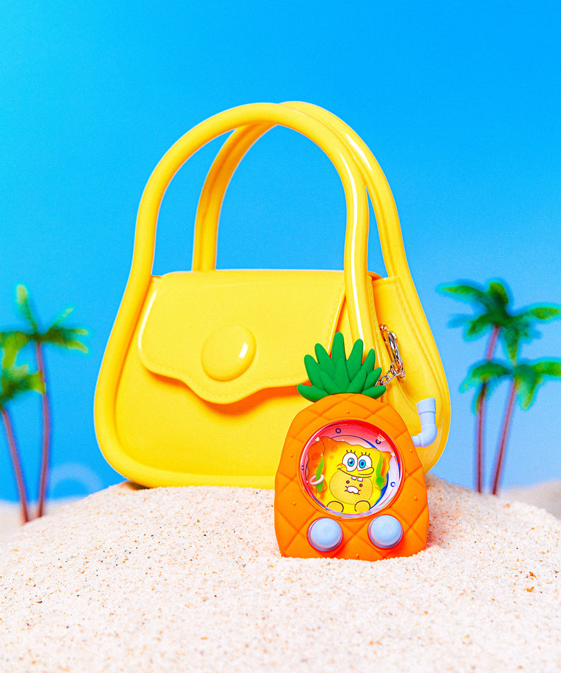 SpongeBobXFriends Figurine Keychain SpongeBob Chunsik Mini Plush - Official Kakao Friends merchandise | Koolseoul