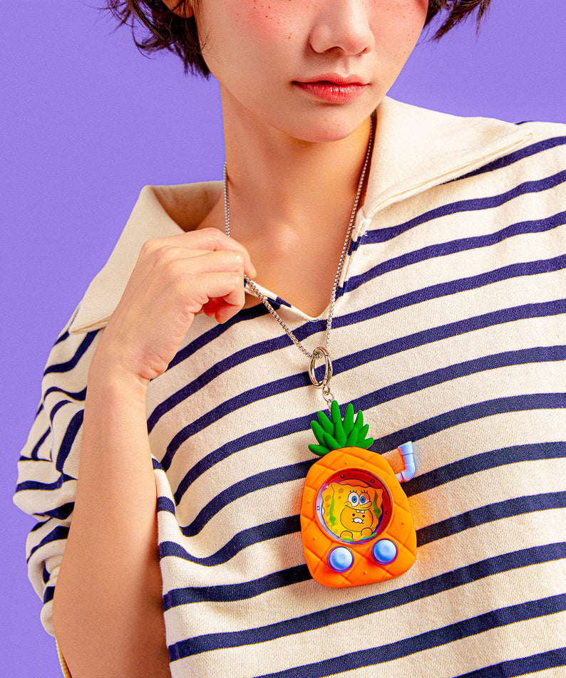 SpongeBobXFriends Figurine Keychain SpongeBob Chunsik Mini Plush - Authentic Kakao Friends from Korea | Koolseoul