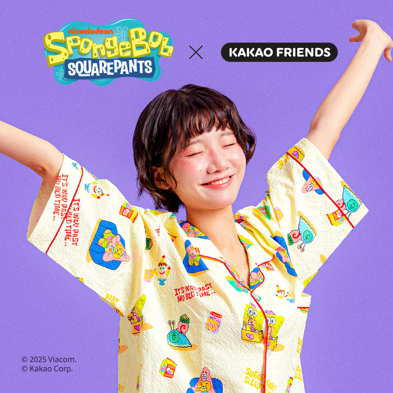 SpongeBobXFriends Pajamas Homme Friends - Official Kakao Friends merchandise | Koolseoul