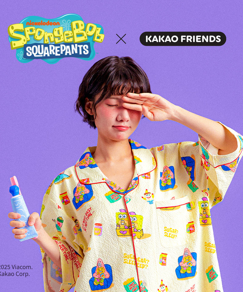 SpongeBobXFriends Pajamas Homme Friends - Authentic Kakao Friends from Korea | Koolseoul