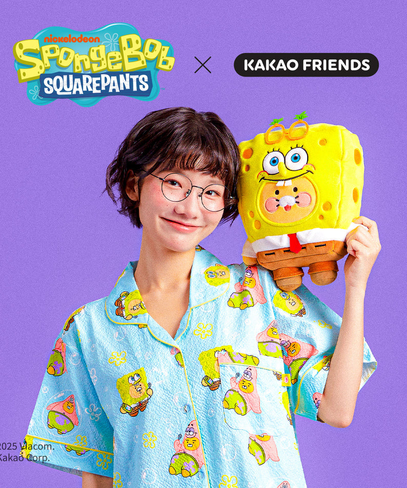 SpongeBobXFriends Pajamas Women Ryan&Chunsik - Korean kawaii Kakao Friends | Koolseoul