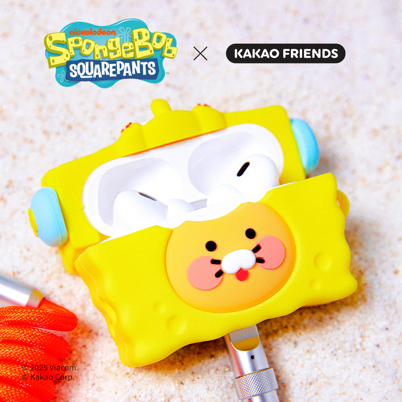 SpongeBobXFriends 2 SpongeBob Chunsik Phone Accessory - Korean kawaii Kakao Friends | Koolseoul