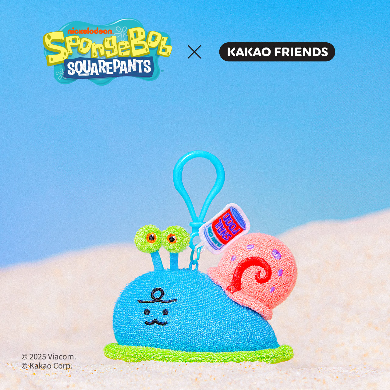 SpongeBobXFriends Keychain Plush Jordy - Korean kawaii Kakao Friends | Koolseoul