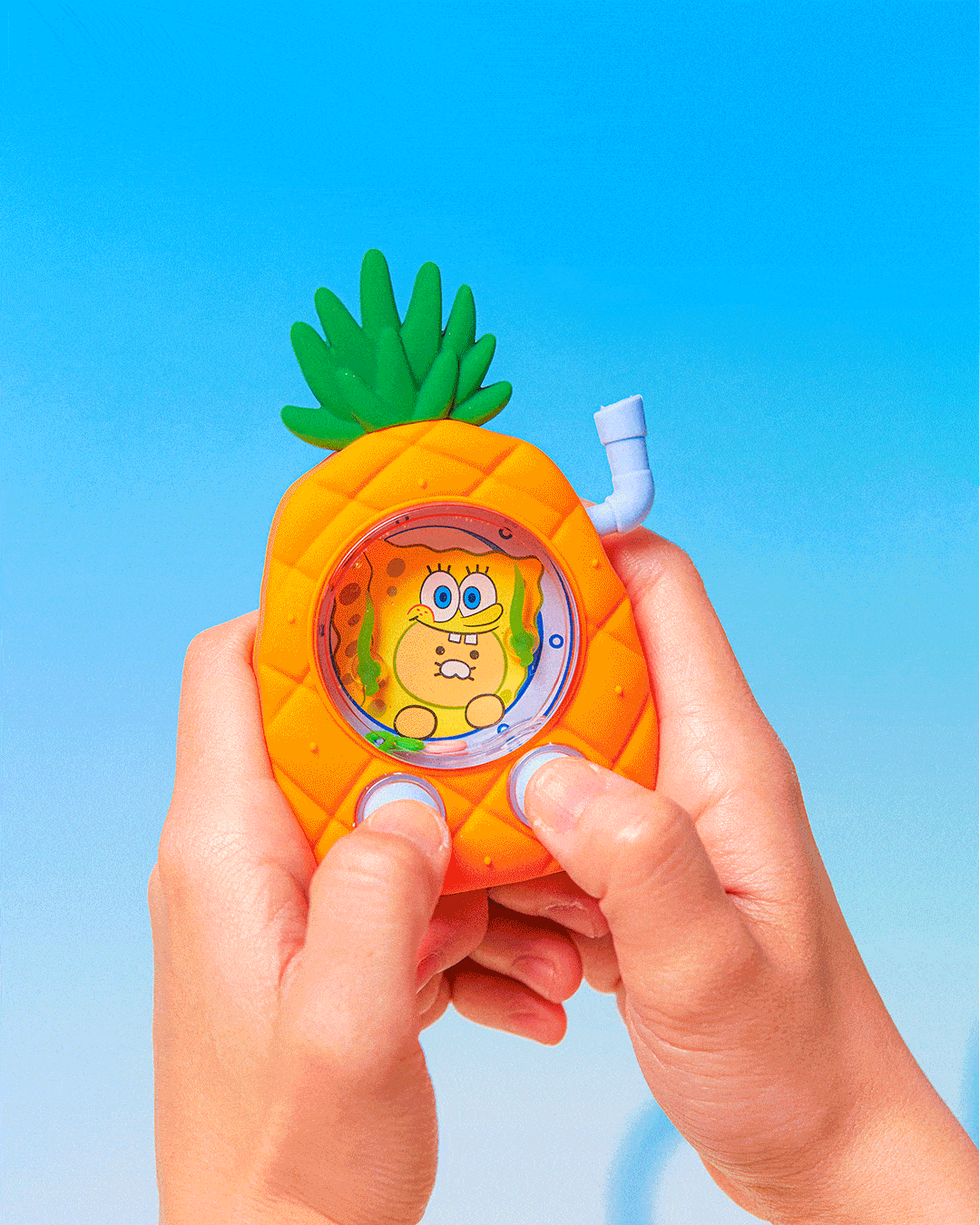 SpongeBobXFriends Figurine Keychain SpongeBob Chunsik Mini Plush - Authentic Kakao Friends from Korea | Koolseoul