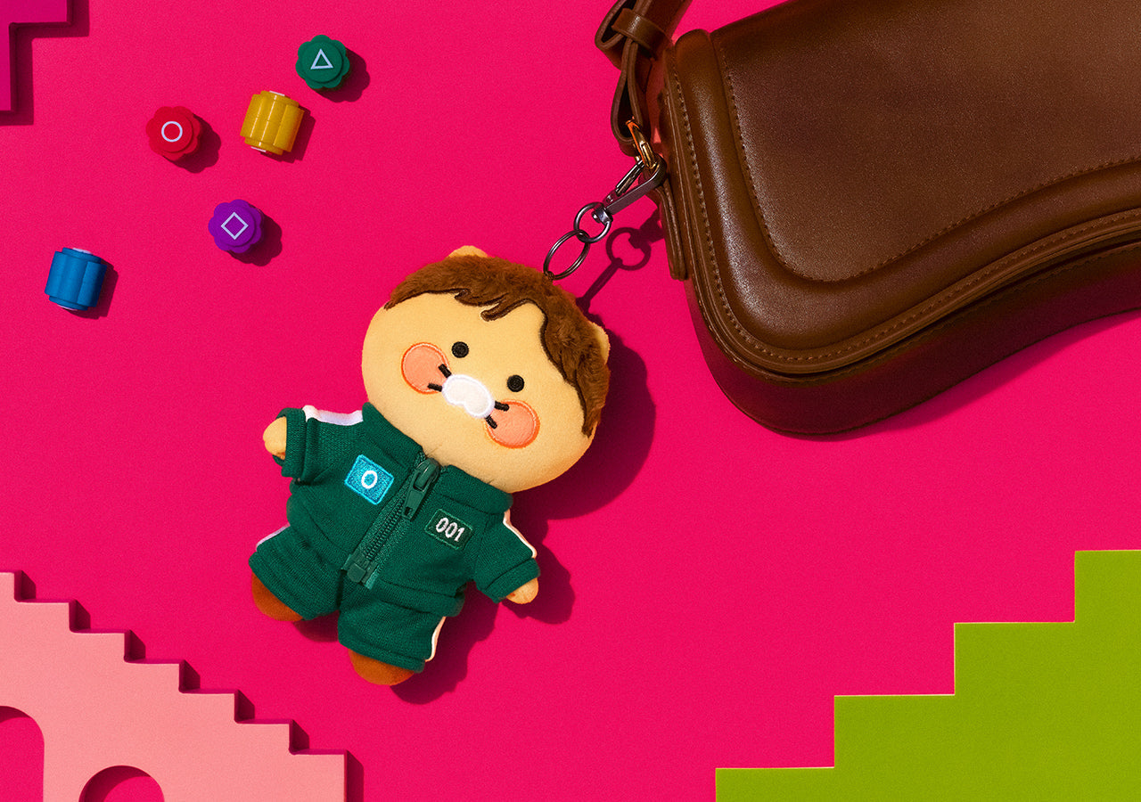 X Friends Keychain Chunsik Mini Plush - Authentic Kakao Friends from Korea | Koolseoul