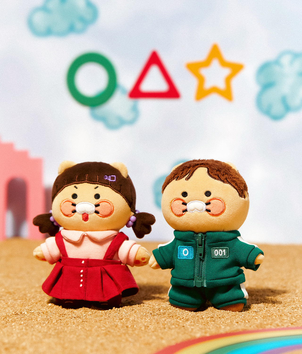 X Friends Keychain Chunsik Mini Plush - Official Kakao Friends merchandise | Koolseoul