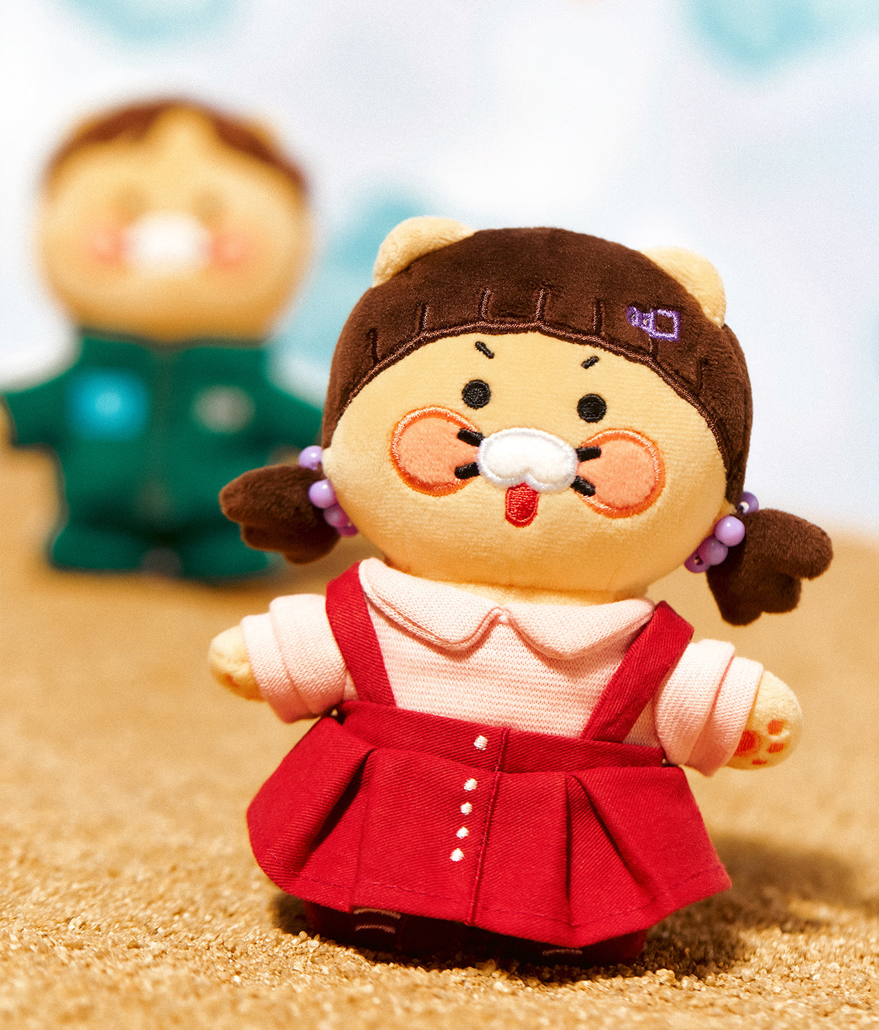 X Friends Keychain(New) Chunsik Mini Plush - Authentic Kakao Friends from Korea | Koolseoul