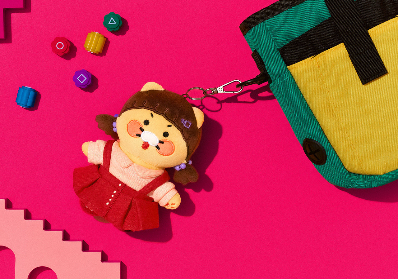 X Friends Keychain(New) Chunsik Mini Plush - Korean kawaii Kakao Friends | Koolseoul