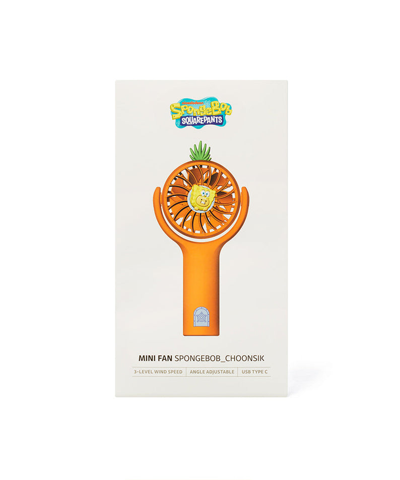 SpongeBobXFriends Mini Chunsik USB Fan - Korean kawaii Kakao Friends | Koolseoul