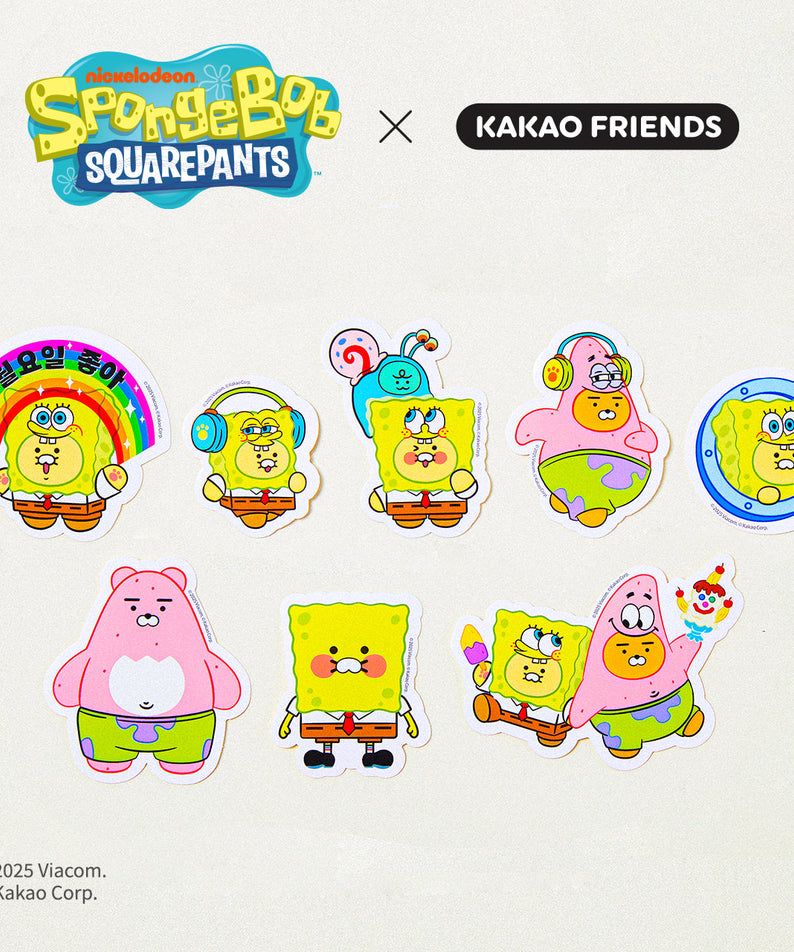 SpongeBobXFriends Sticker Friends - Official Kakao Friends merchandise | Koolseoul
