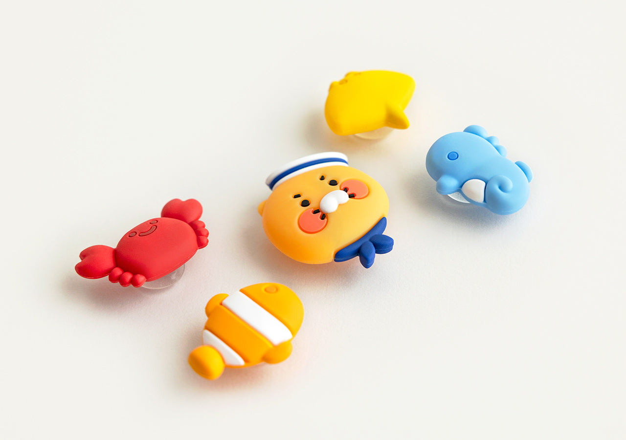 Chunsik Set 5P Shoelace Charm - Authentic Kakao Friends from Korea | Koolseoul