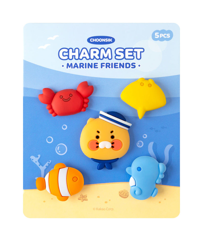 Chunsik Set 5P Shoelace Charm - Official Kakao Friends merchandise | Koolseoul