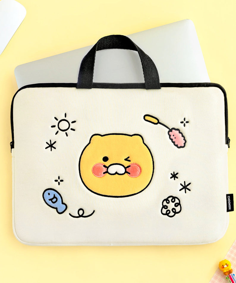 Chunsik Notebook Pouch 13 Laptop Sleeve - Authentic Kakao Friends from Korea | Koolseoul