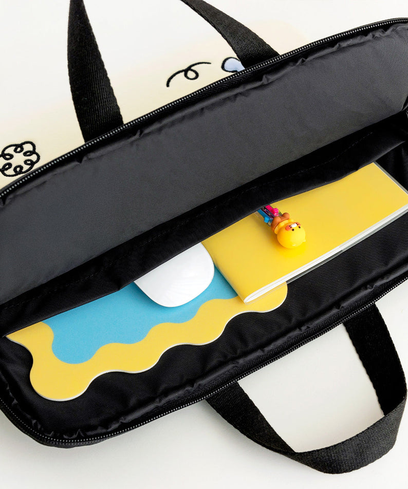 Chunsik Notebook Pouch 13 Laptop Sleeve - Authentic Kakao Friends from Korea | Koolseoul