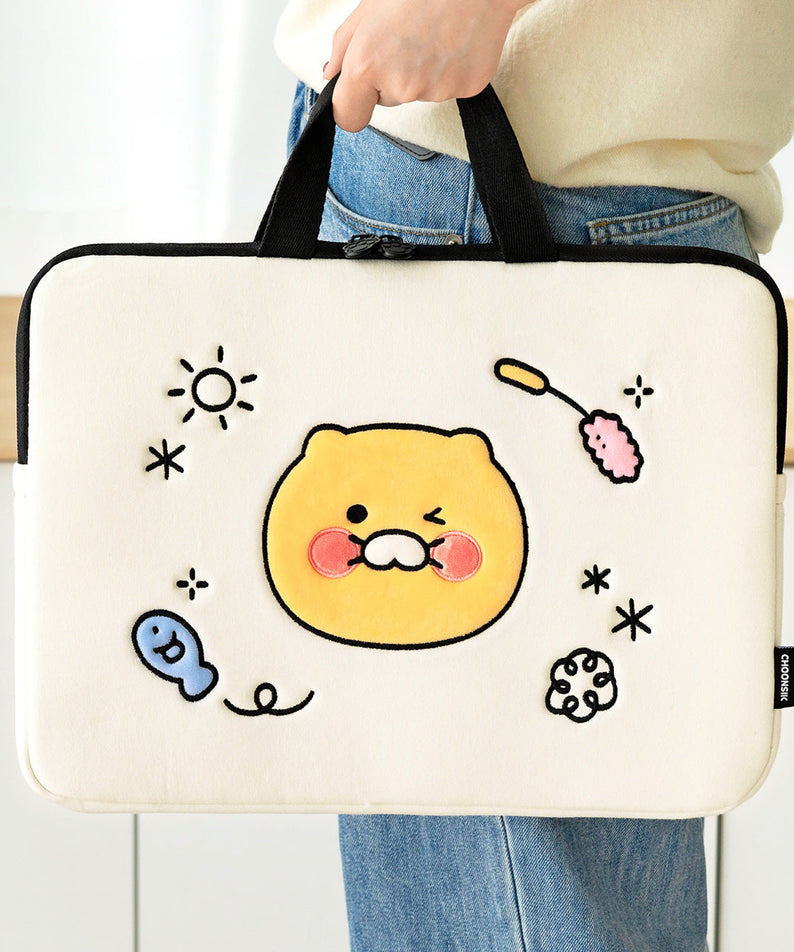 Chunsik Notebook Pouch 13 Laptop Sleeve - Official Kakao Friends merchandise | Koolseoul