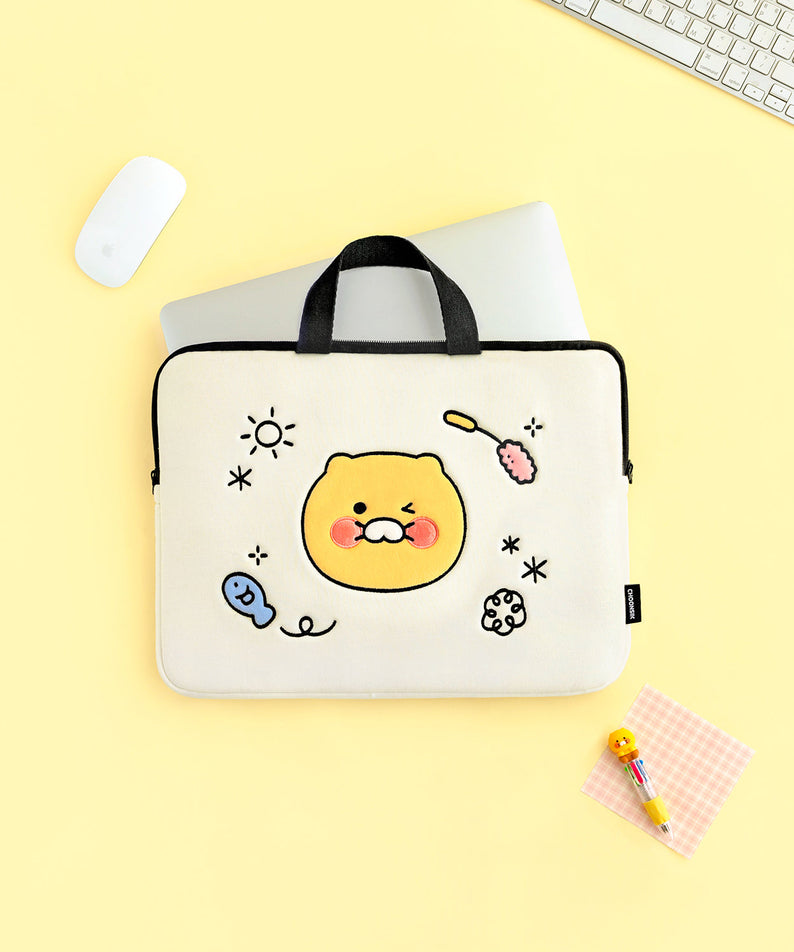 Chunsik Notebook Pouch 13 Laptop Sleeve - Korean kawaii Kakao Friends | Koolseoul