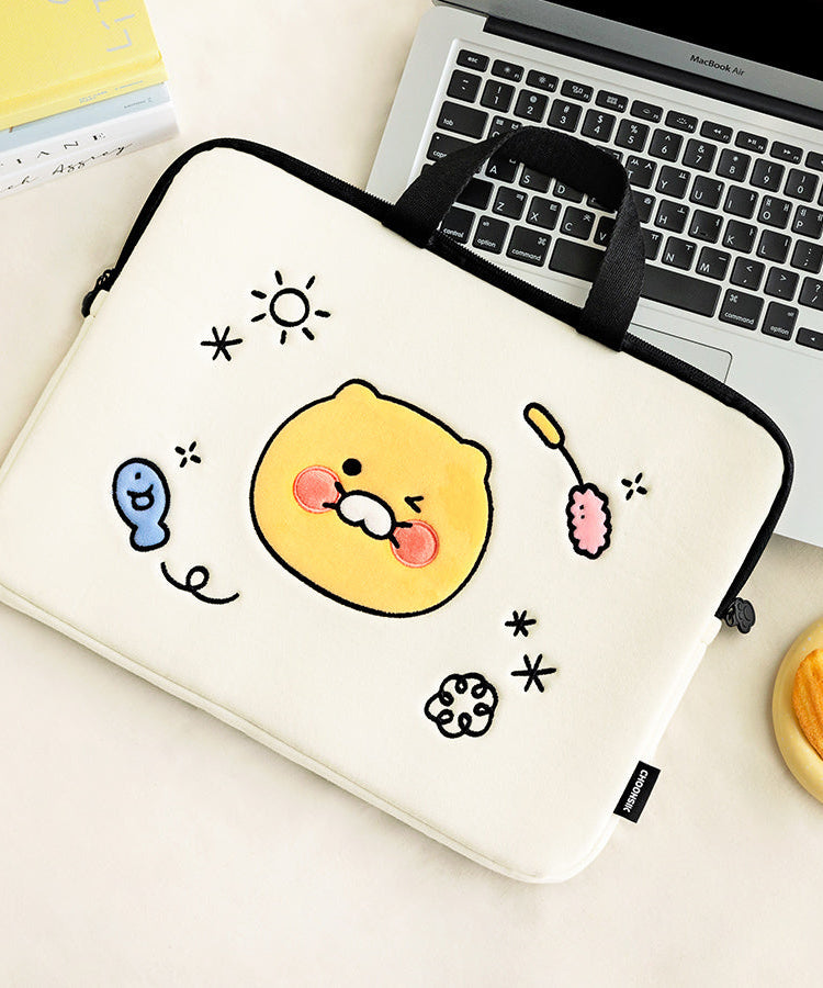 Chunsik Notebook Pouch 13 Laptop Sleeve - Official Kakao Friends merchandise | Koolseoul
