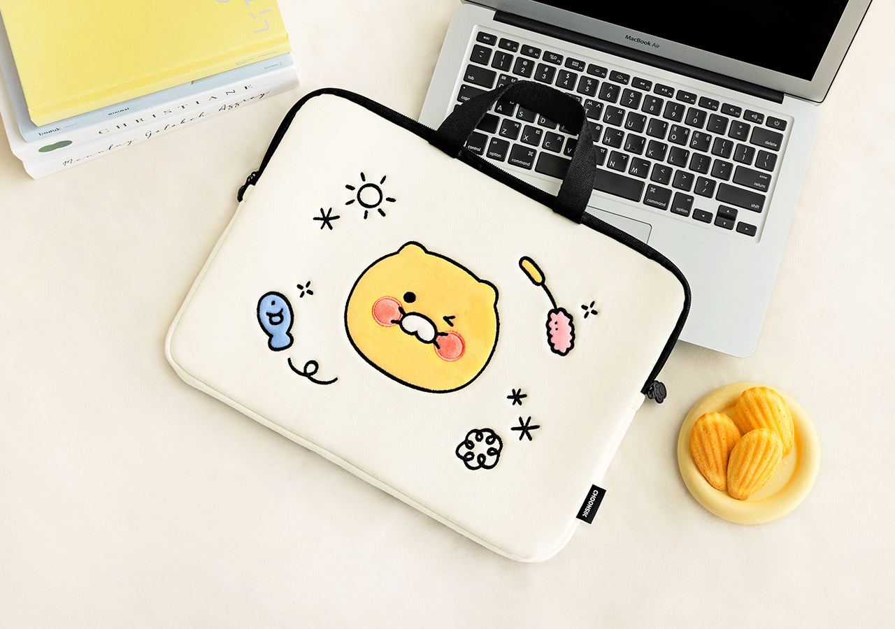 Chunsik Notebook Pouch 13 Laptop Sleeve - Official Kakao Friends merchandise | Koolseoul