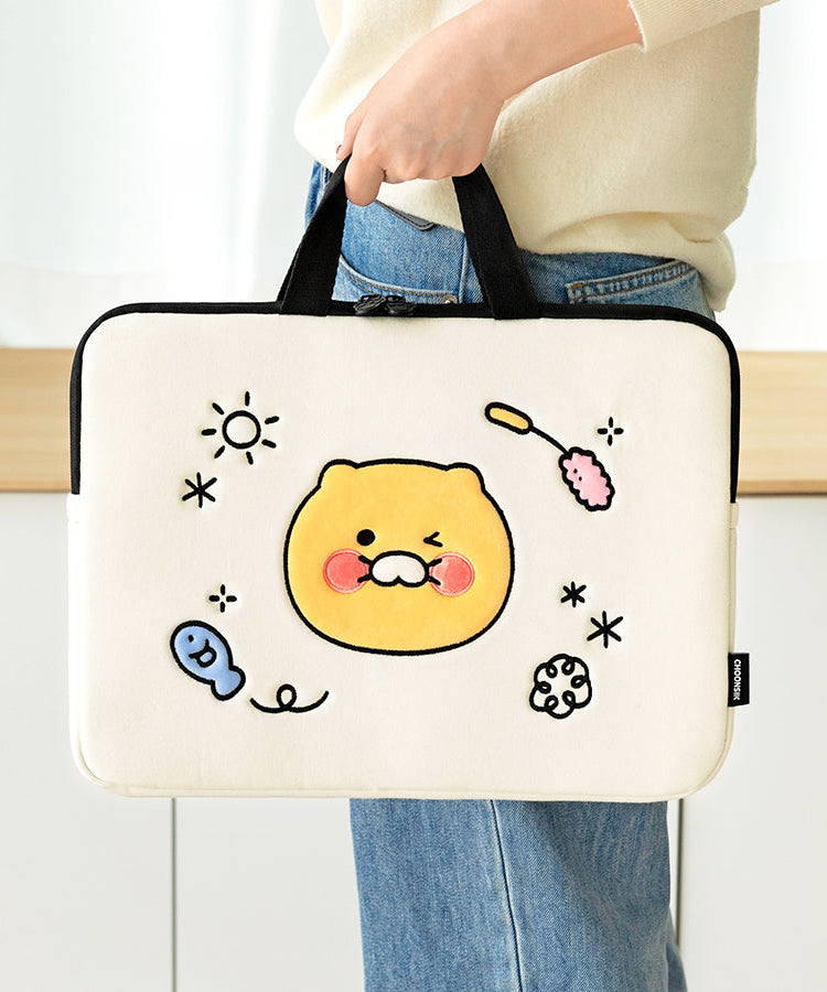 Chunsik Notebook Pouch 13 Laptop Sleeve - Korean kawaii Kakao Friends | Koolseoul