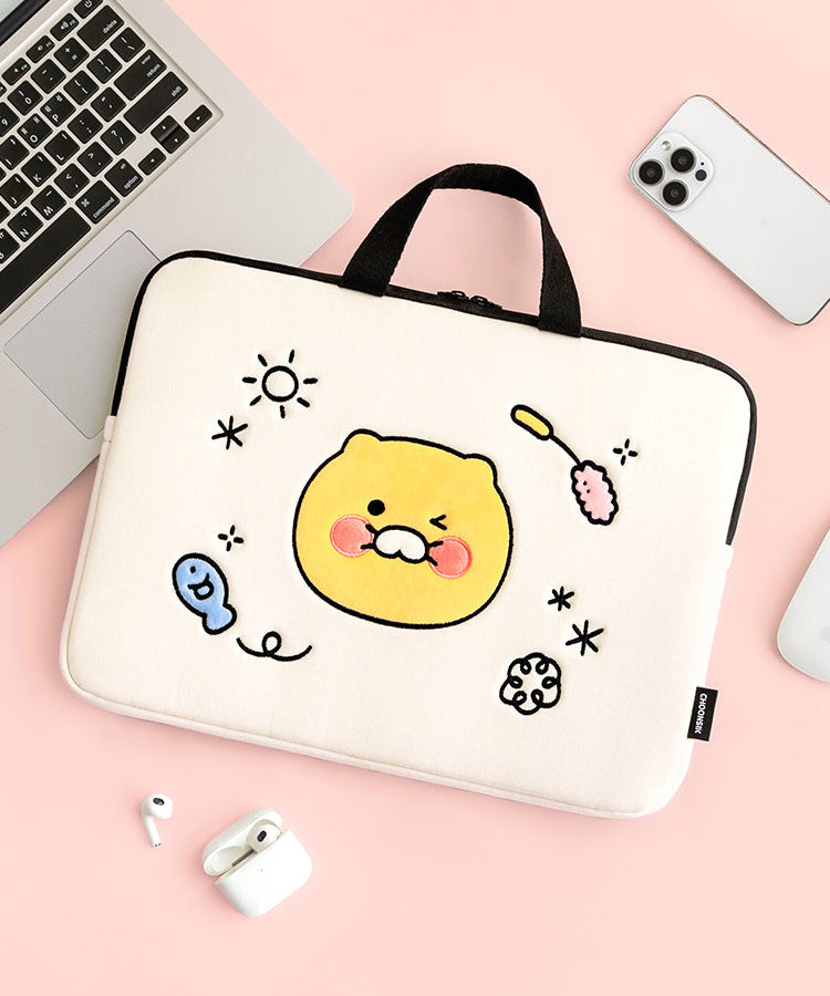 Chunsik Notebook Pouch 13 Laptop Sleeve - Authentic Kakao Friends from Korea | Koolseoul