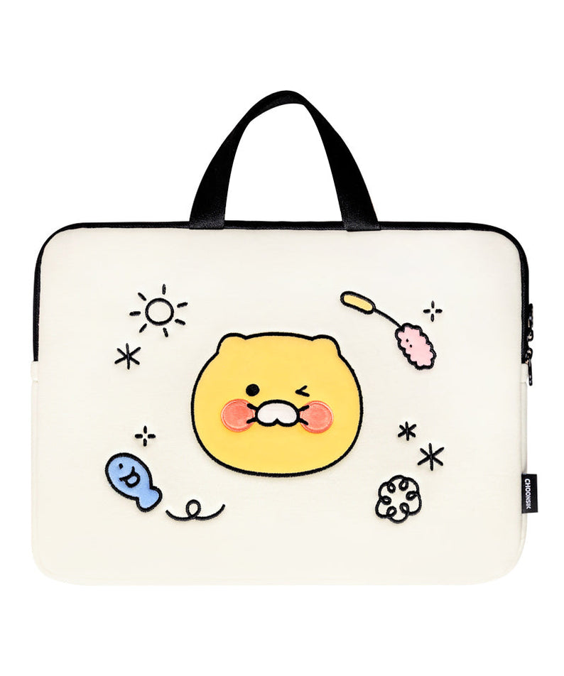 Chunsik Notebook Pouch 13 Laptop Sleeve - Authentic Kakao Friends from Korea | Koolseoul
