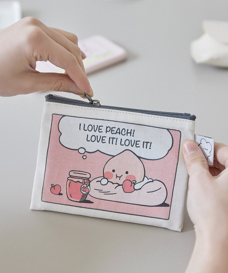 MiniPochette Apeach Pouch - Official Kakao Friends merchandise | Koolseoul