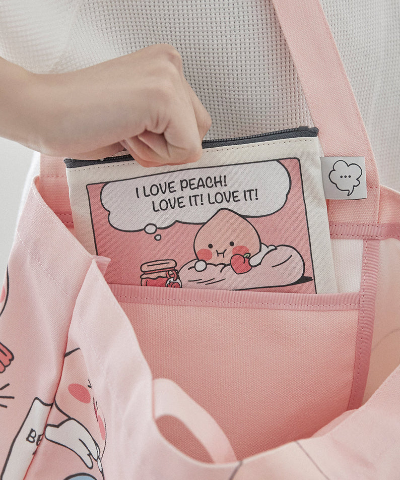 MiniPochette Apeach Pouch - Official Kakao Friends merchandise | Koolseoul