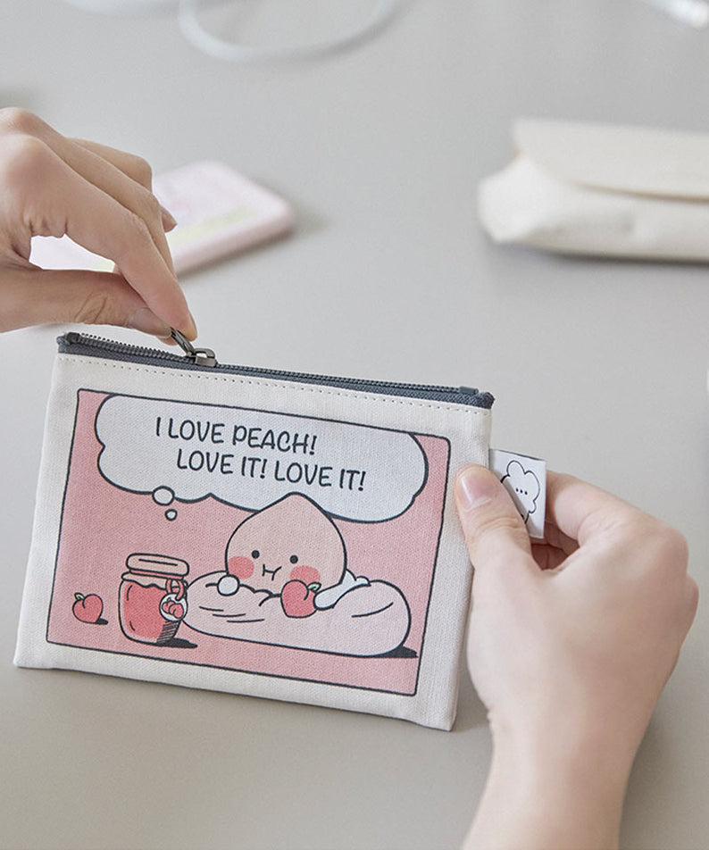 MiniPochette Apeach Pouch - Official Kakao Friends merchandise | Koolseoul